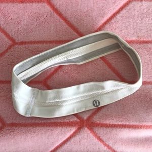 Lululemon Thin White Sports Headband